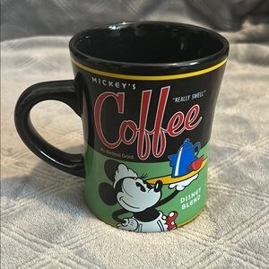Disney Mickey Mouse Coffee Mug - Black and Green